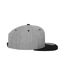 Classic Two Tone Cap Heather Grey Black Flexfit-4