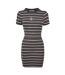 Robe Moulante Motif/style À Rayures Femme Carbone Jack Wills-2