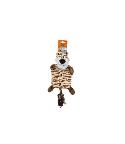 Peluche pour Chien Tigre 37cm Marron