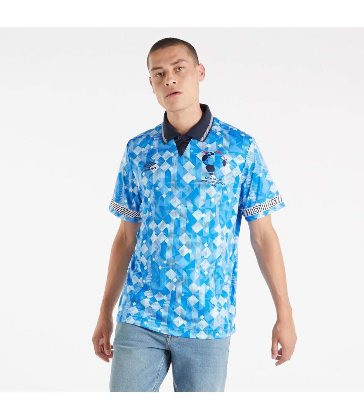 Umbro Mens New Order Jersey (Blue/Dark Navy)
