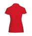 Jerzees Colours Ladies 65/35 Hard Wearing Pique Short Sleeve Polo Shirt (Bright Red)