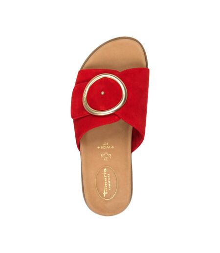 Sandales Plates Cuir Tamaris