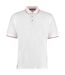 Polo St Mellion Homme Blanc Rouge Vif Kustom Kit-1