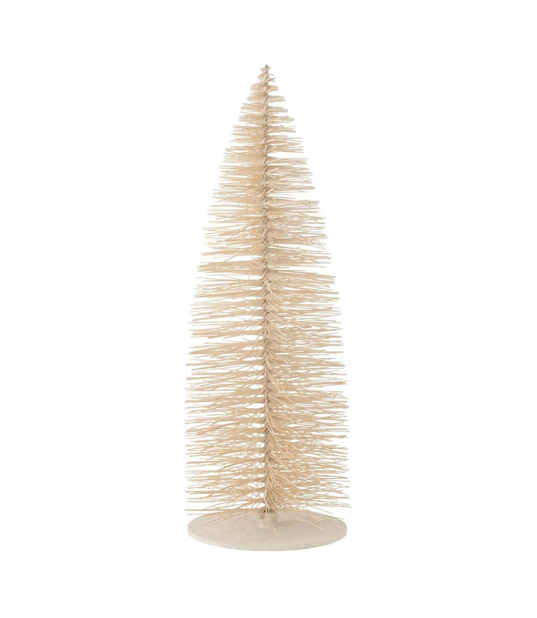 Sapin de Noël Déco à Paillettes Otis 140cm Blanc-1