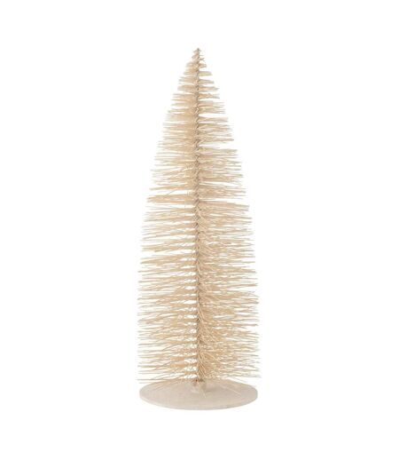 Sapin de Noël Déco à Paillettes Otis 140cm Blanc