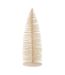 Sapin de Noël Déco à Paillettes Otis 140cm Blanc-1