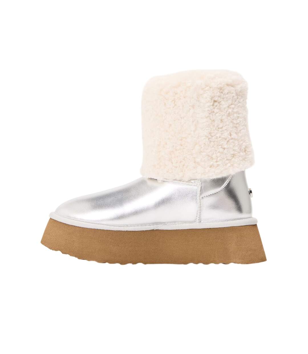 Bottes Coupe Confortable St Moritz Femme Argenté Steve Madden-2