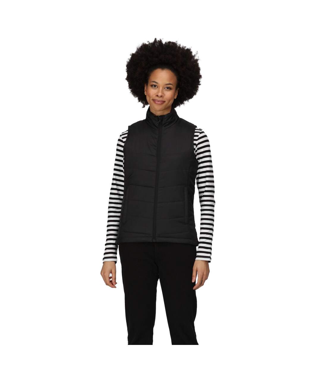 Womens/ladies Stage Insulated Bodywarmer Black Regatta-4