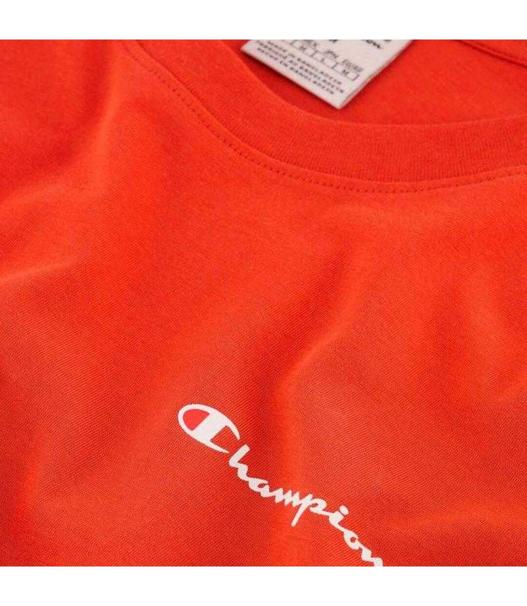T-shirt Manches Courtes Homme Rouge Orange Champion-4