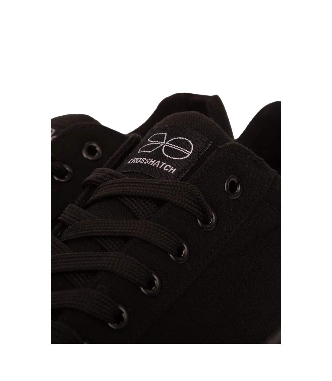 Mens huseby trainers black Crosshatch-3