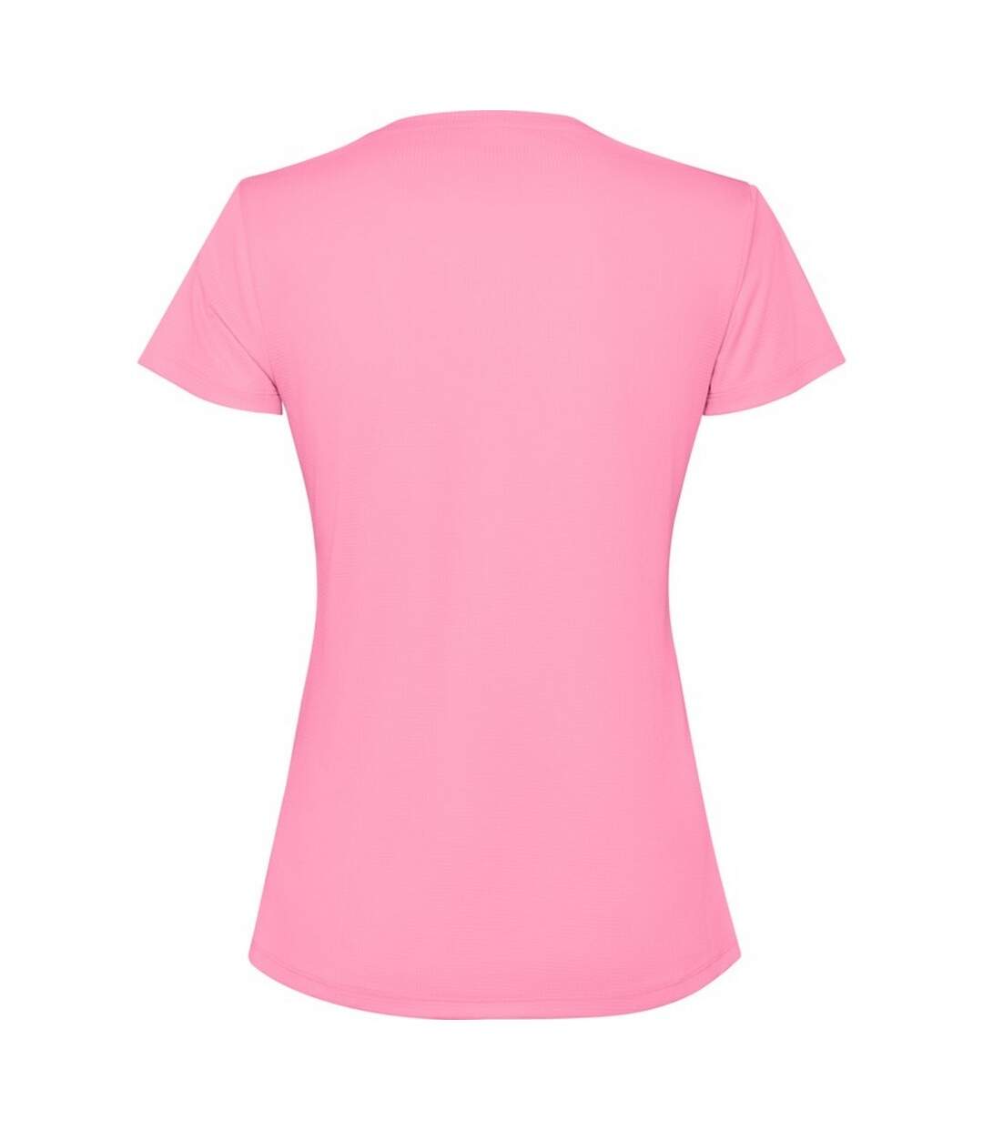 Womens/ladies estoril short-sleeved t-shirt silk pink Roly-2