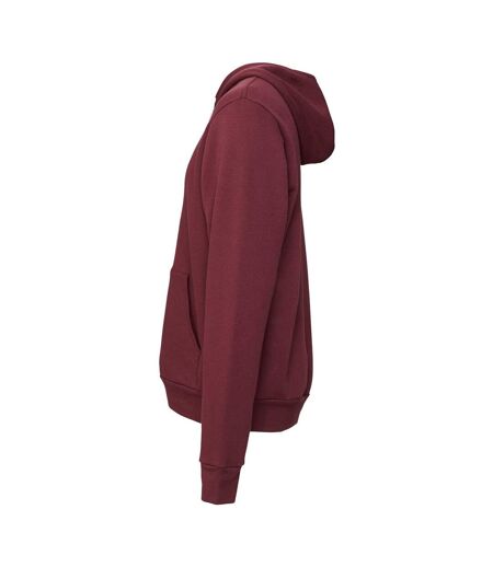 Canvas Sweatshirt À Capuche Homme Bordeaux Bella + Canvas
