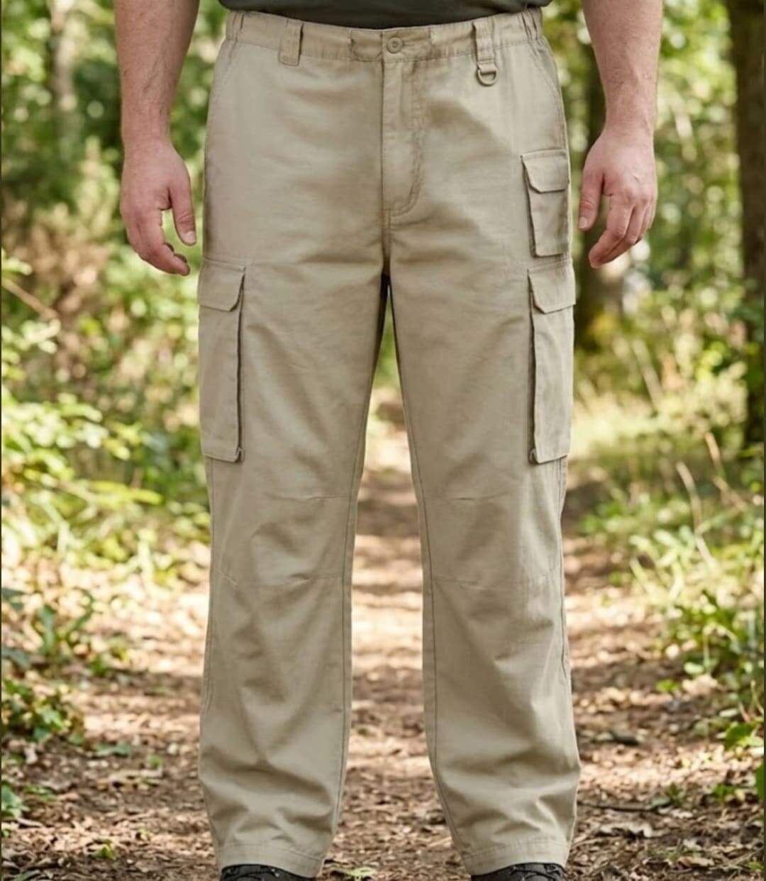 MAYFLOWER SE7013 — Pantalon de randonnée camel : liberté de mouvement et confort tout-terrain-1