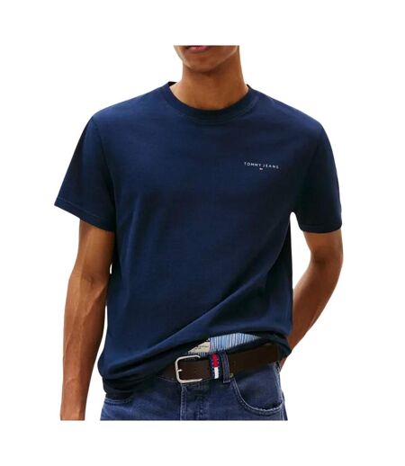 T-shirt marine homme tommy hilfiger tjm slim linear ches-dark