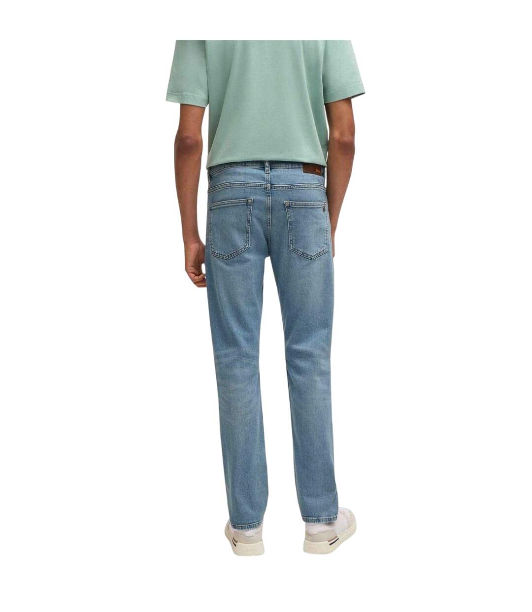 Mens Delaware Denim Slim Jeans Bright Blue Boss-2