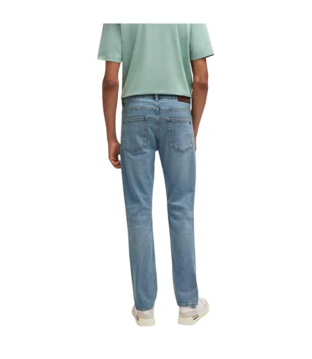 Mens Delaware Denim Slim Jeans Bright Blue Boss