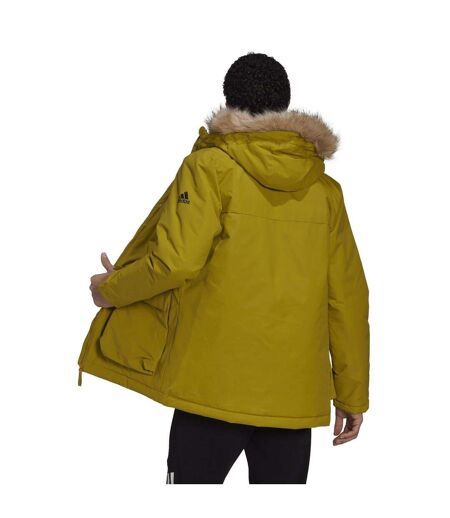 Mens Utilitas Parka Pulse Olive Adidas