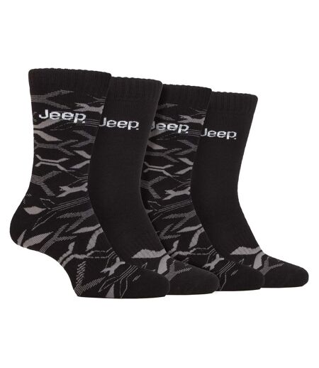 4 Pairs Mens Bamboo Boot Socks | Thick Heavy Duty Socks | Socks Ideal for Hiking