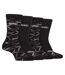 4 Pairs Mens Bamboo Boot Socks | Thick Heavy Duty Socks | Socks Ideal for Hiking-1