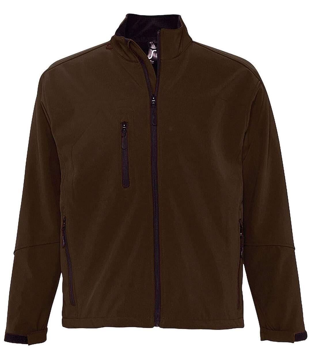 Veste softshell imperméable respirante homme 46600 - marron chocolat