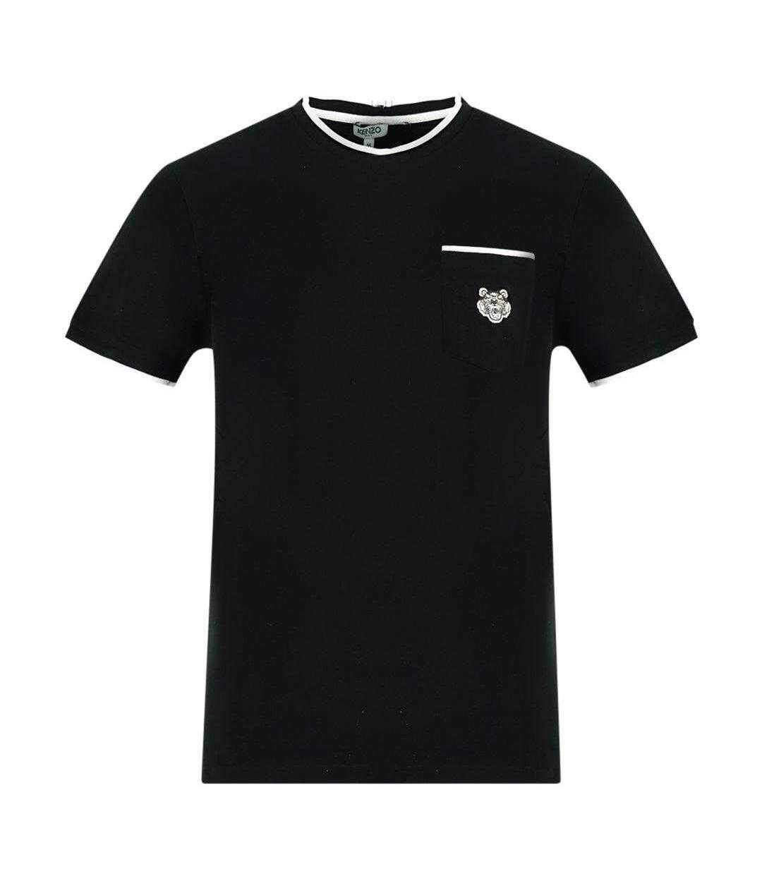 T-shirt Motif/style Logo Adulte Noir Kenzo-1