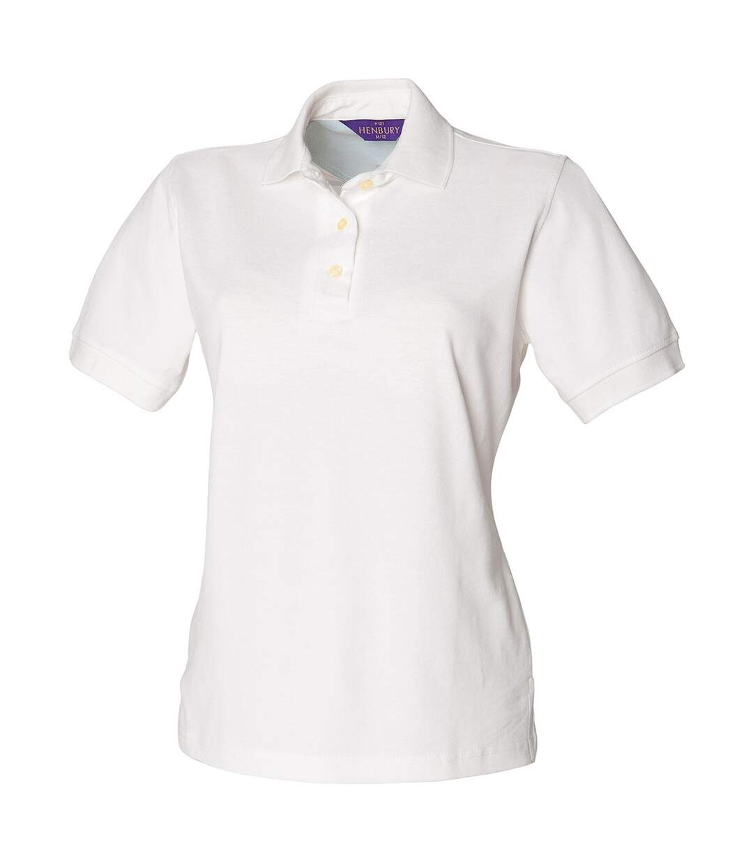 Polo classic femme blanc Henbury-1