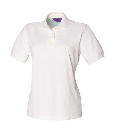 Polo classic femme blanc Henbury