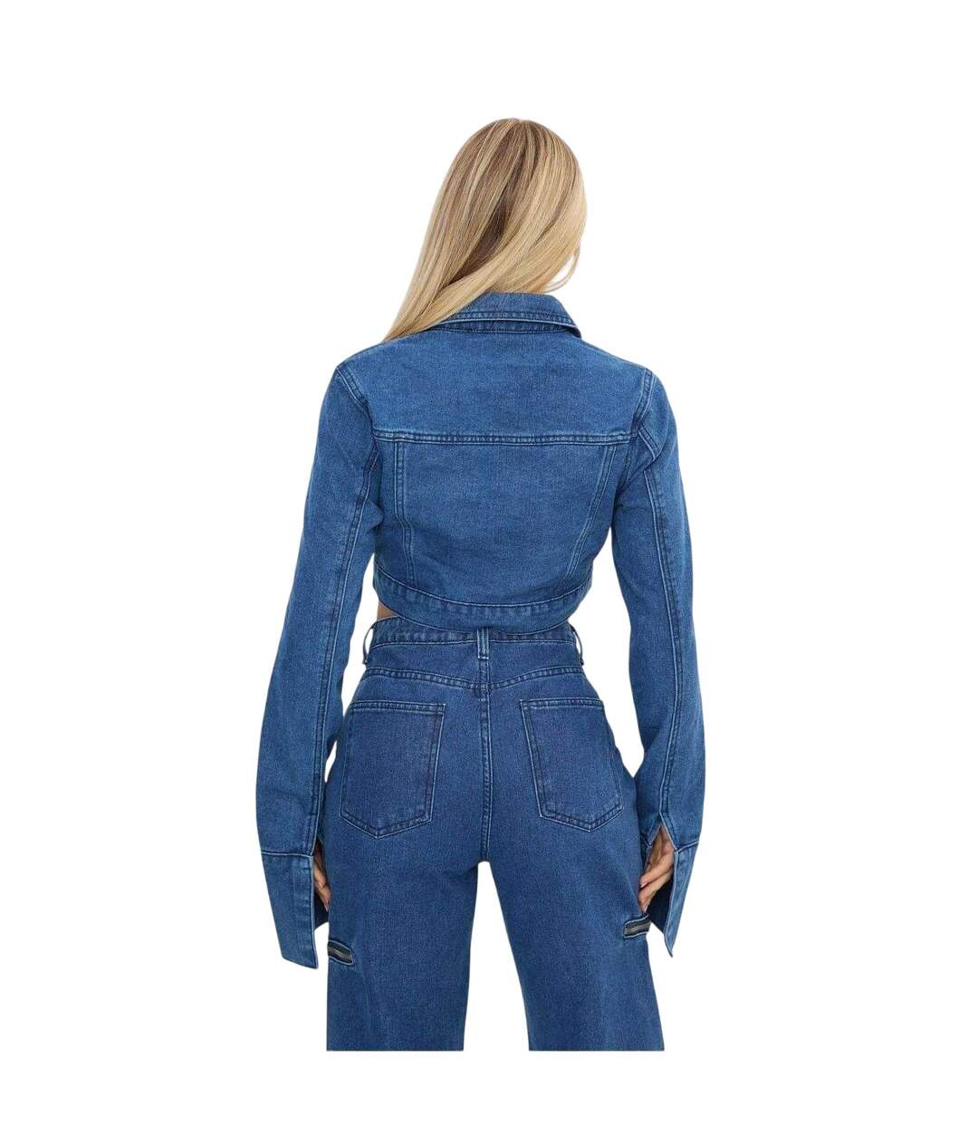 Veste En Jean Femme Bleu I Saw It First-3