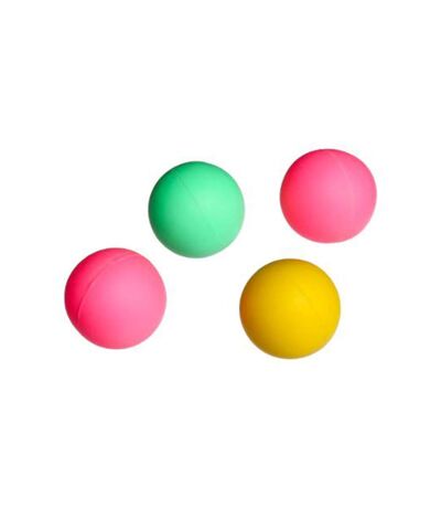 Lot de 4 Balles de Plage Wavy 4cm Multicolore