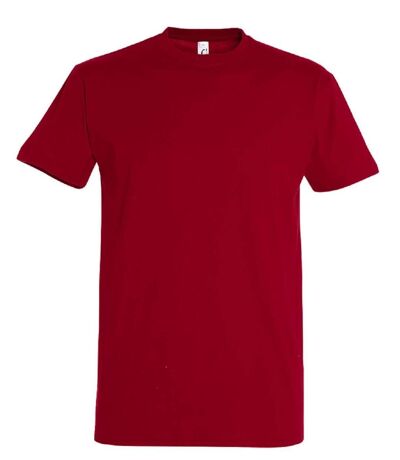 T-shirt manches courtes - Mixte - 11500 - rouge tango