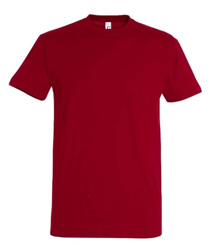 T-shirt manches courtes - Mixte - 11500 - rouge tango