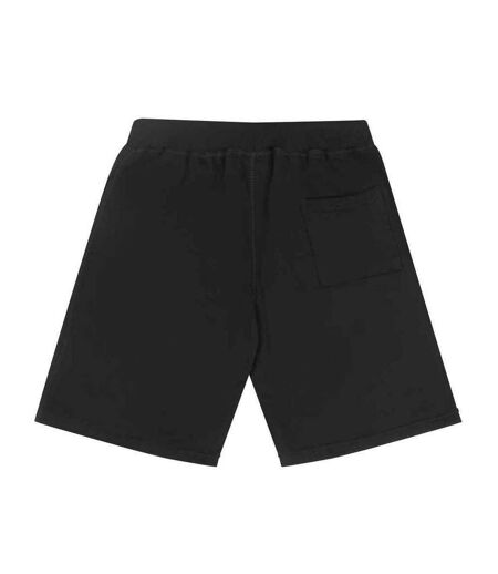 Mens campus casual shorts deep black Awdis