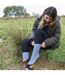 Glenmuir - Lot de 2 Chaussettes Femme Thermiques Mi-Bottes Laine Chaudes-5