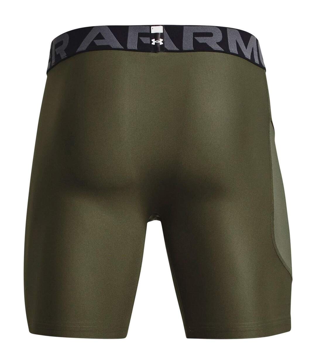 Mens Heatgear Fitted Compression Shorts Marine Od Green Under Armour-2