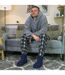 Mens Indoor Boot Slippers with Memory Foam-3