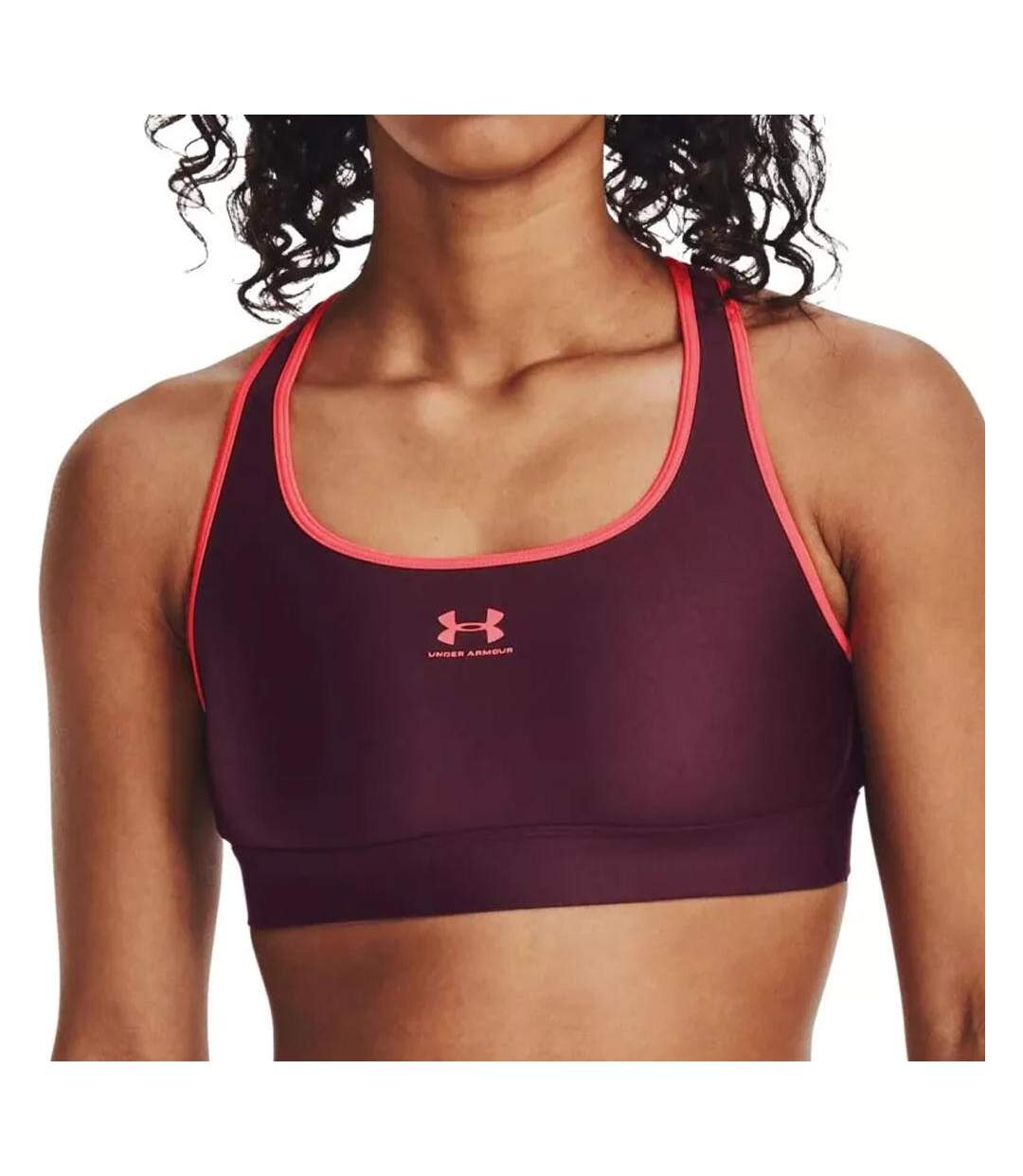 Brassière Prune Femme Under Armour Padless - L-1