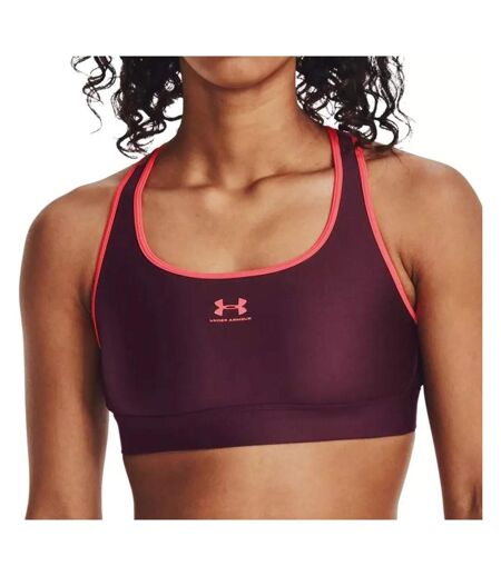 Brassière Prune Femme Under Armour Padless - L