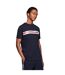 Mens Stripe Logo T-shirt Blue Tommy Hilfiger-1