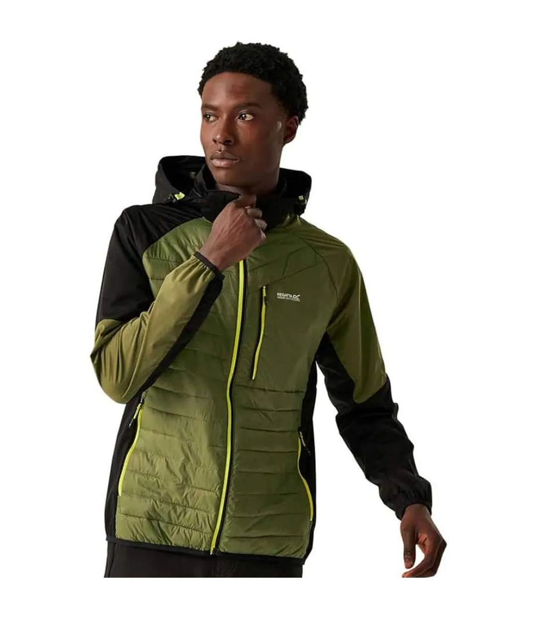 Veste Hybride Andreson Pro Homme Vert Néphrite Noir Regatta-1