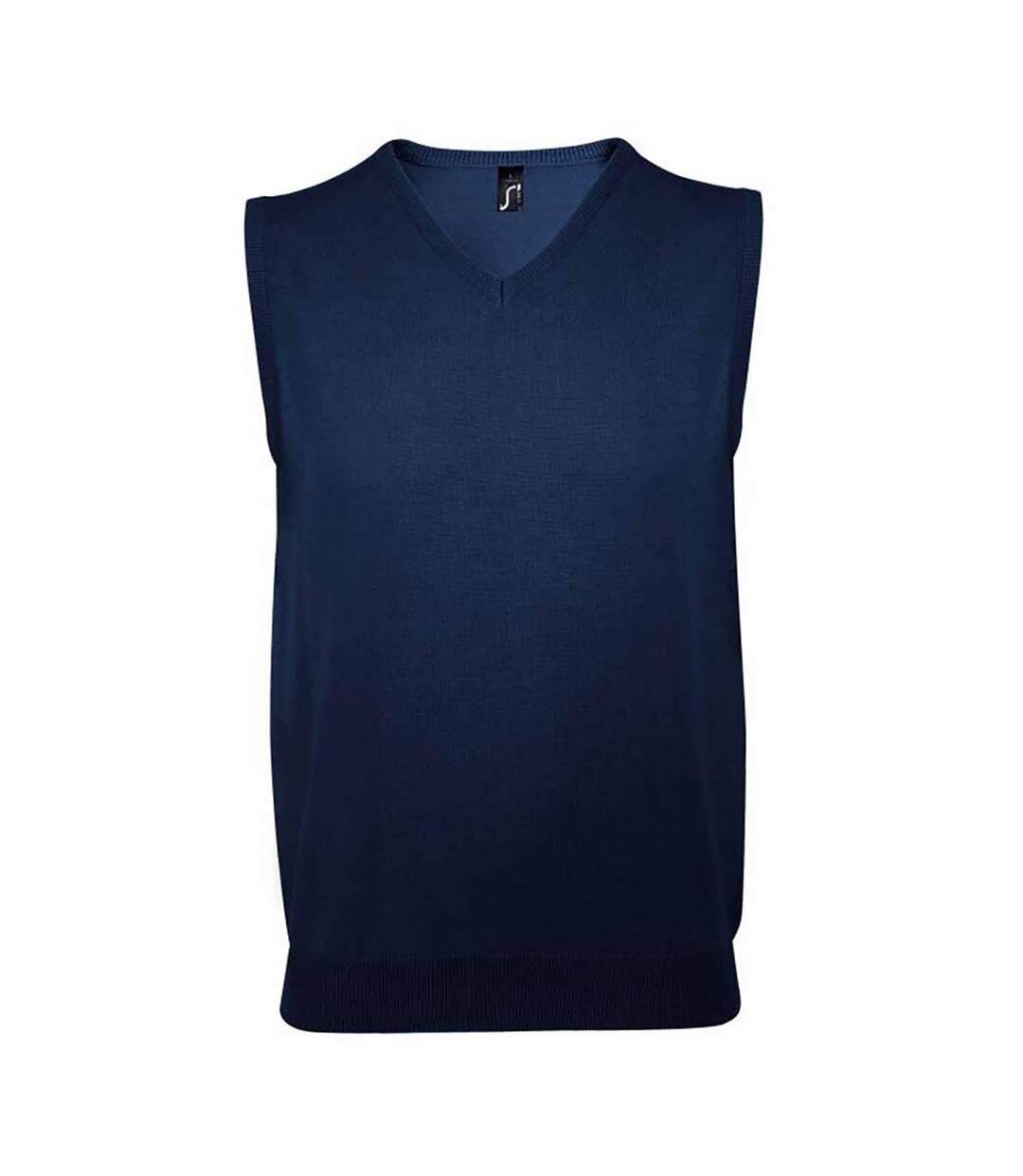 Pull Sans Manches Gentlemen Homme Bleu Marine SOLS-1