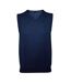 Pull Sans Manches Gentlemen Homme Bleu Marine SOLS-1