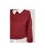 Sweat 2 en 1 effet chemise col blanc YUNA - Dona X Lisa-3