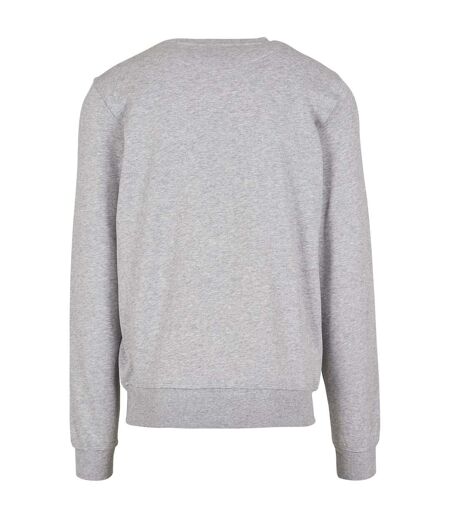 Sweat Premium Adulte Gris Chiné Build Your Brand