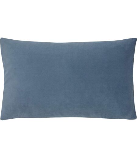 Sunningdale velvet rectangular cushion cover 30cm x 50cm wedgewood Evans Lichfield