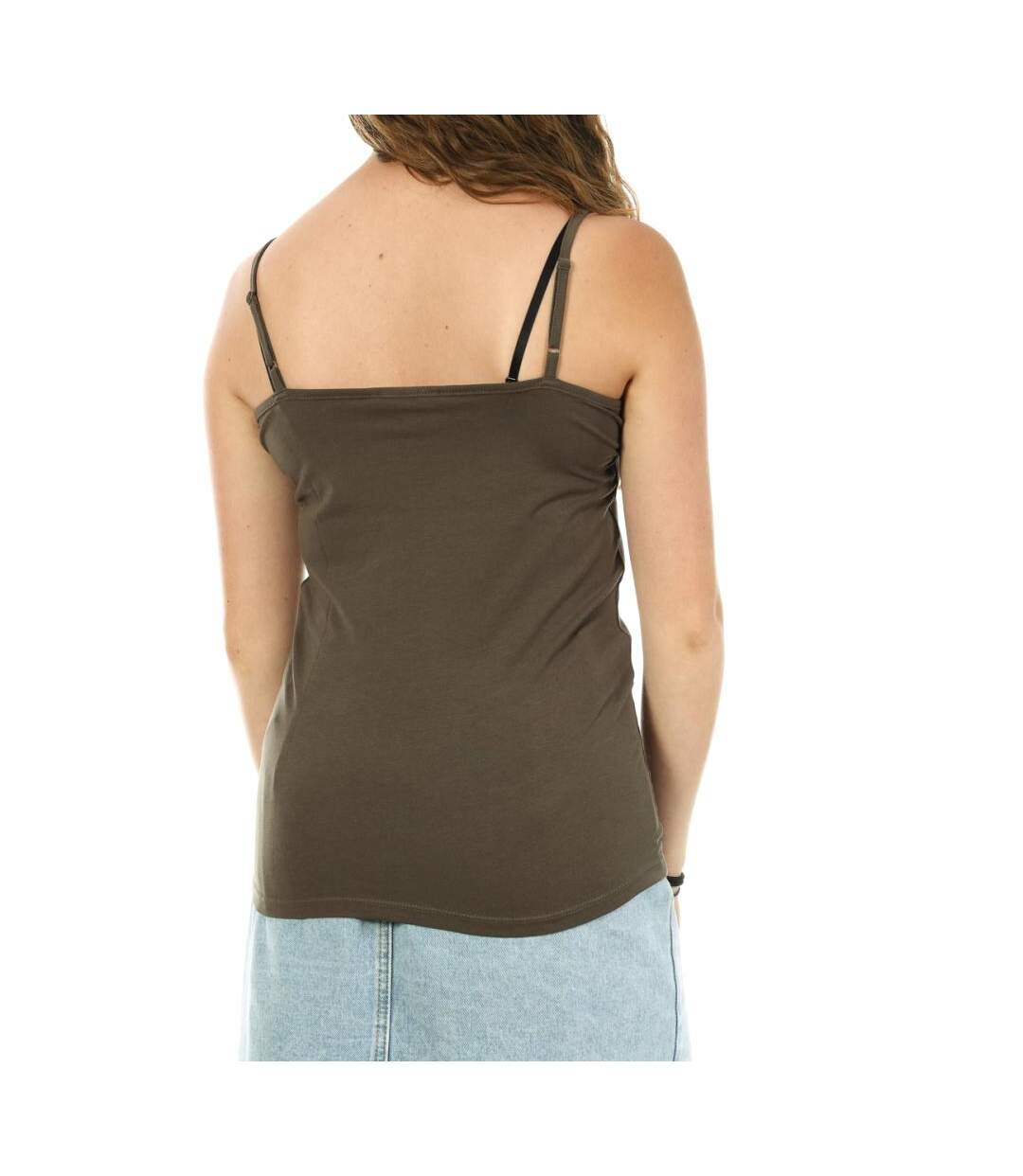 Débardeur kaki femme morgan oxygene - l-2