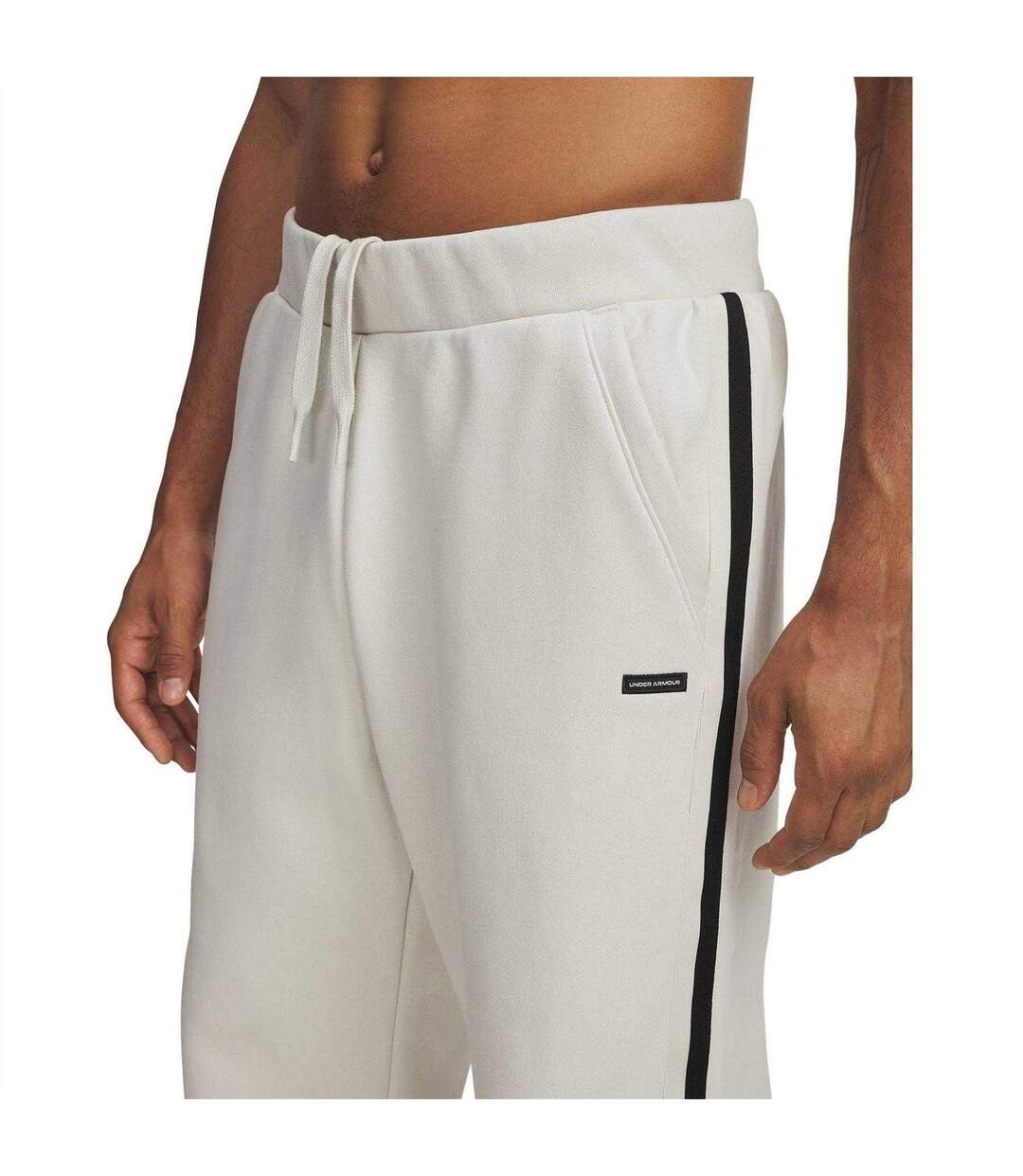 Mens Icon Joggers White Under Armour-4