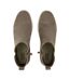 Womens/ladies Minimalist Suede Wedge Mid Boots Green Toms-3