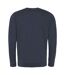 AWDis Hoods Mens Long Sleeve Washed Look Sweatshirt (Washed New French Navy) - UTRW5369
