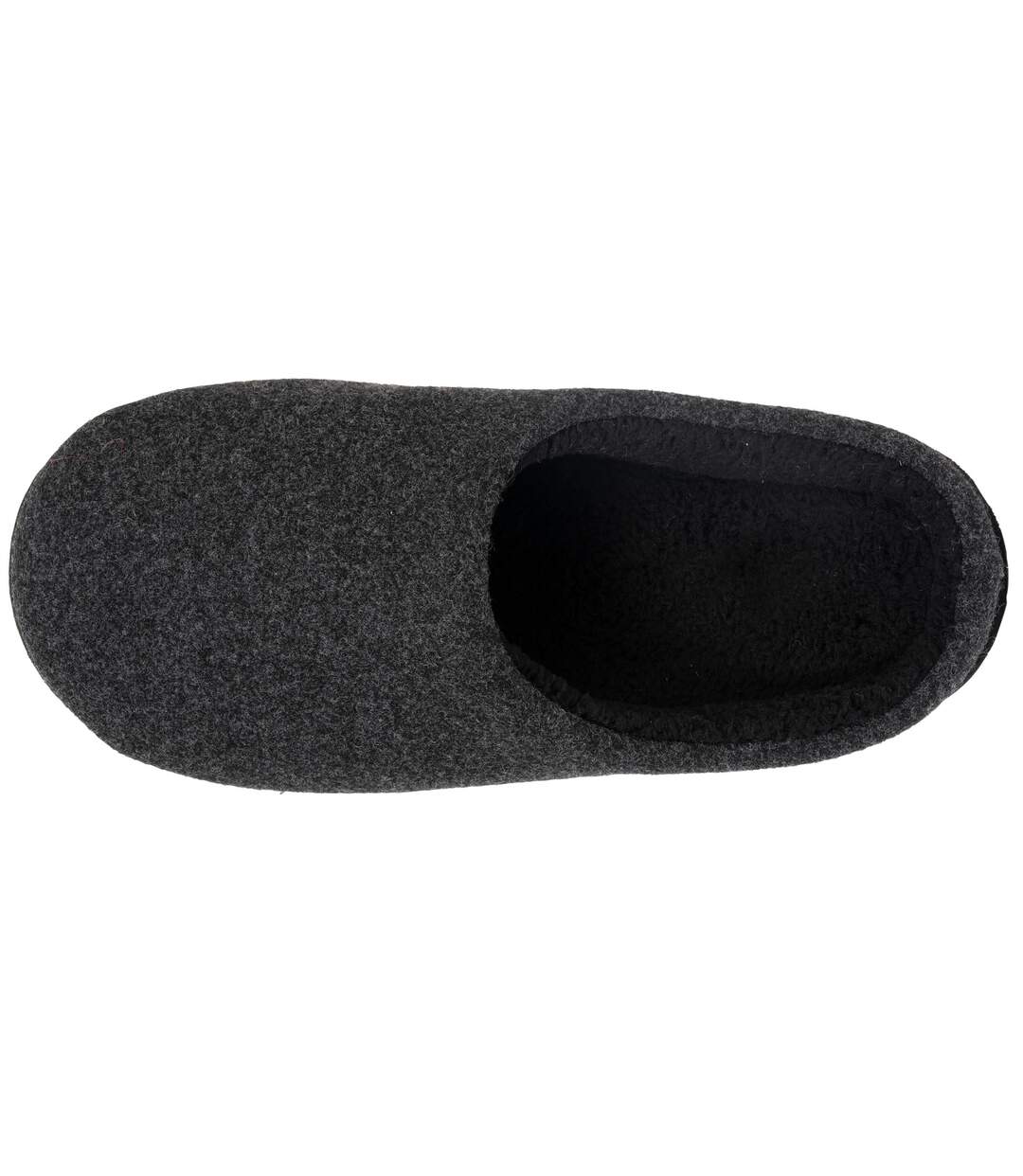 Isotoner Chaussons Mules homme polaire, chauds, semelle confort-2