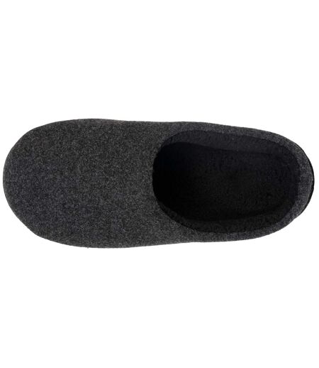 Isotoner Chaussons Mules homme polaire, chauds, semelle confort
